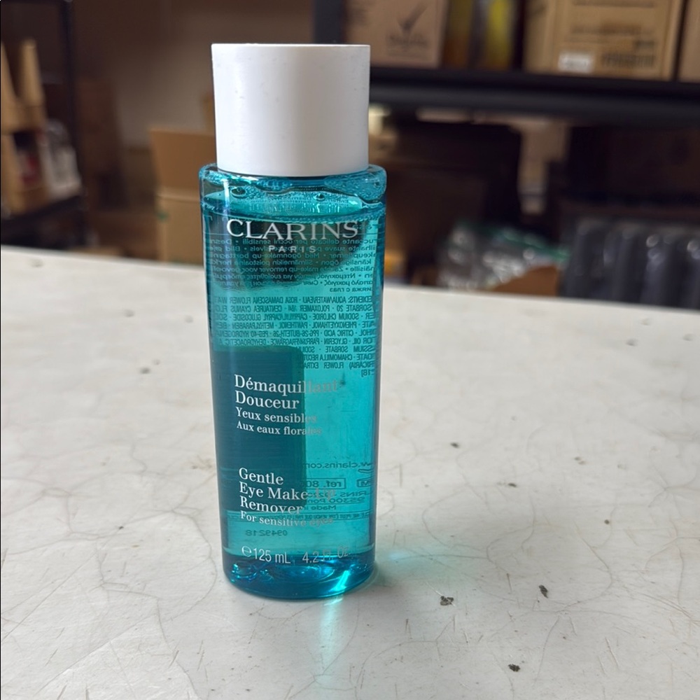 Clarins Gentle Eye Make-Up Remover - Aqua Blue